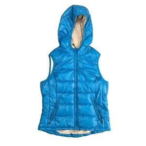 Tangerine Hooded Puffer Vest